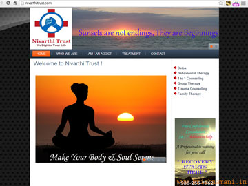 Website Design for NivarthiTrust – Non Profit Organisation